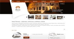 Desktop Screenshot of hoteltheresia.cz